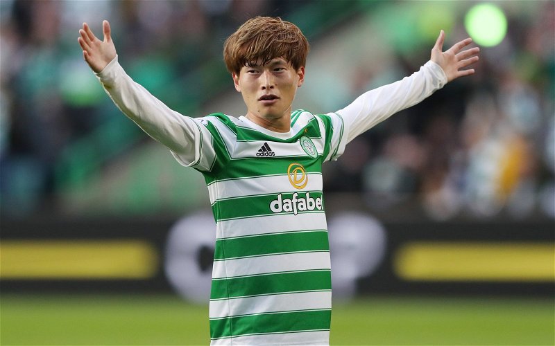 Image for Celtic fan makes incredible Kyogo claim that leaves radio presenter speechless