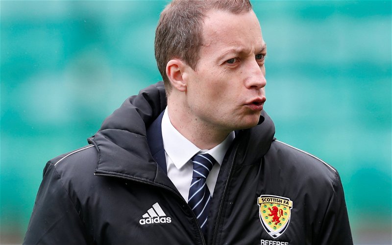 Image for “Willie Collum is a regular offender” – Celtic fan calls out whistler over Ibrox howler and radio host ignorantly dismisses his point