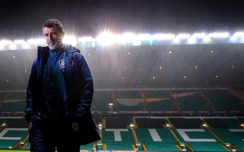Image for Classic Roy Keane as he recalls Celtic debut with Hartson quip