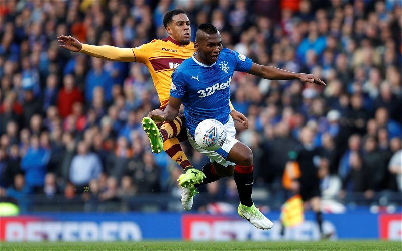 Image for Rangers Striker Won’t Miss An Opportunity That Presents Itself As Easily As This