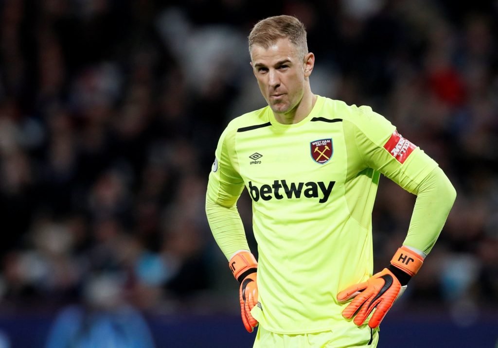 Joe Hart in action for West Ham United