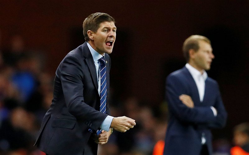 Image for ‘Gerrard sounding frustrated’ – Rangers fans react after manager comments on first-team regular