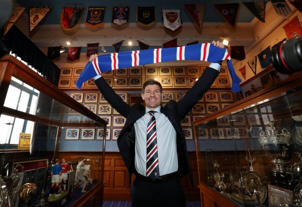 Steven Gerrard is unveiled as Rangers boss
