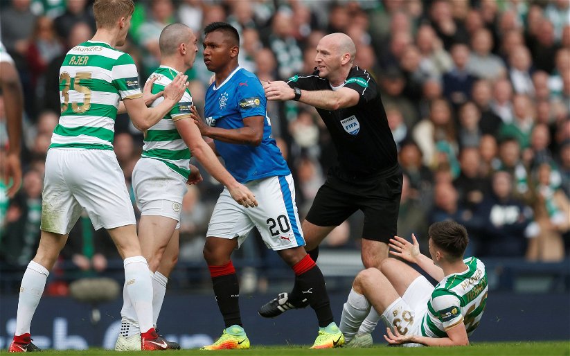 Image for Game. Set. Match. Brown broken by Gers as he scuttles off from Old Firm pressures