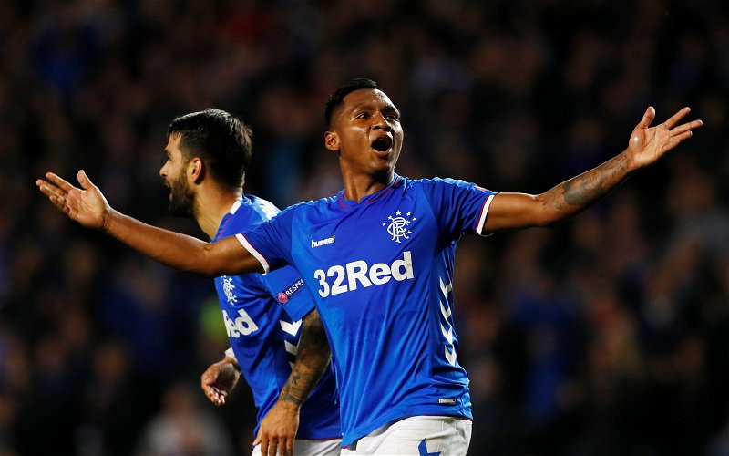 Image for Image: Rangers man shows what he did after club’s draw with Kilmarnock
