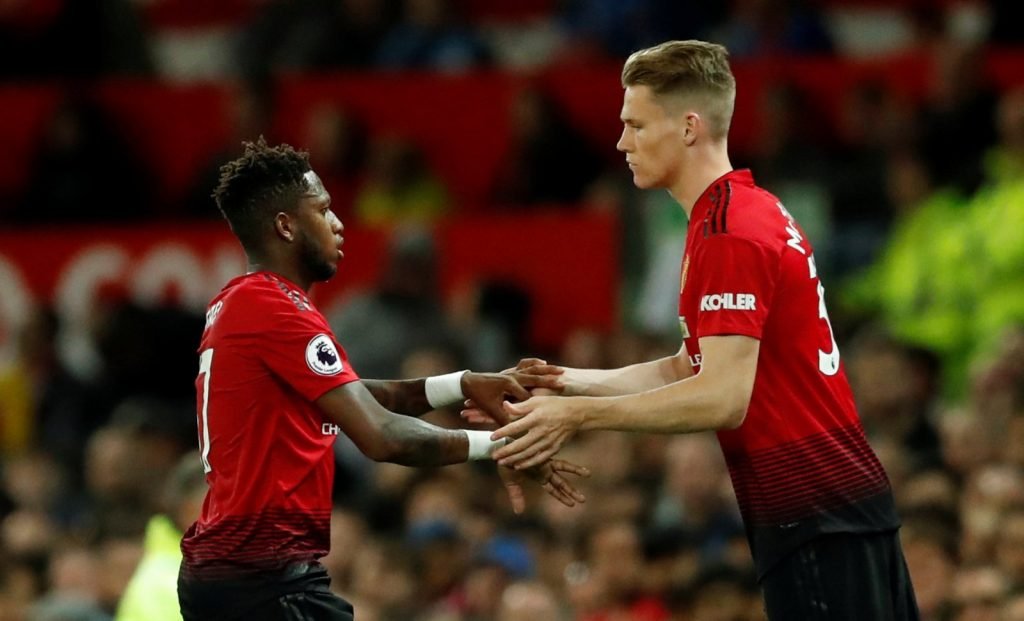 Scott McTominay makes an appearance for Manchester United
