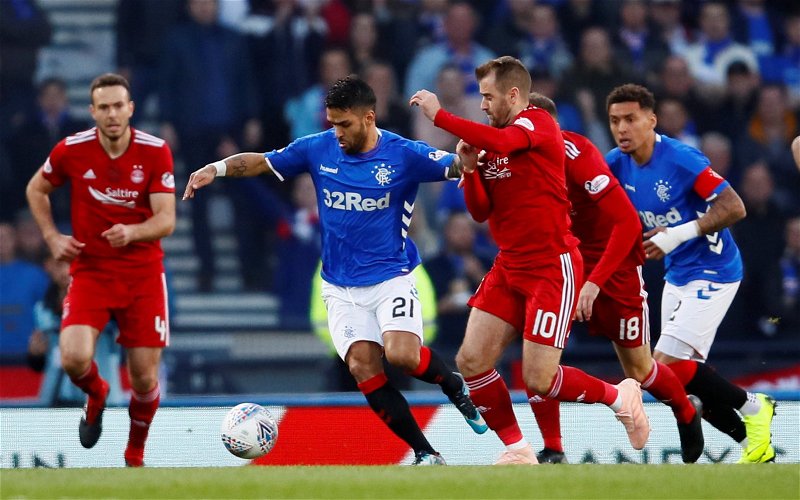 Image for Scottish Premiership star accuses Rangers man of serious disrespect