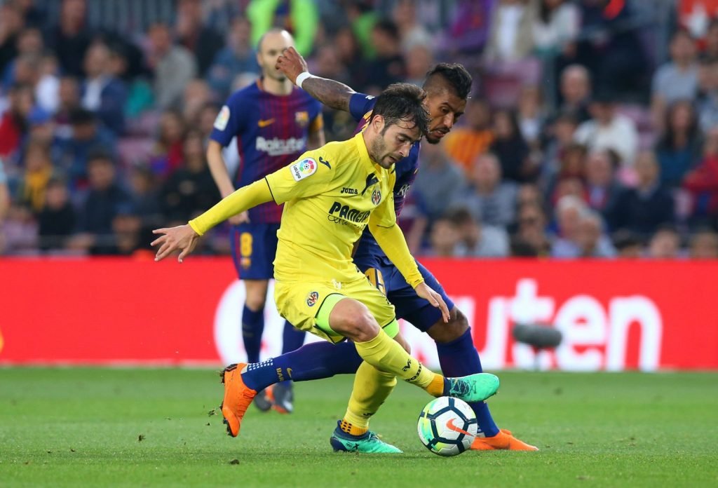 Manu Trigueros in action for Villarreal