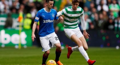Jamie Murphy in action for Rangers