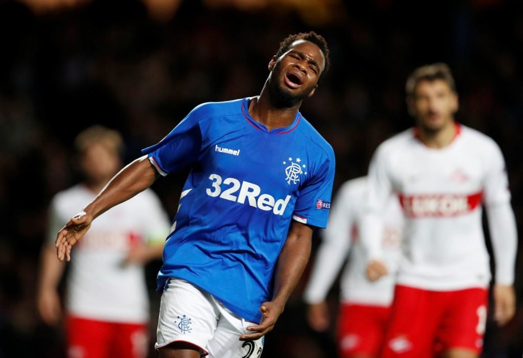 Lassana Coulibaly in action for Rangers