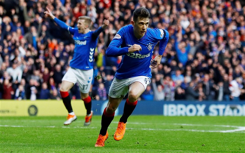 Image for ‘Can’t explain my love for him’ – Rangers fans were in awe of one player during derby win