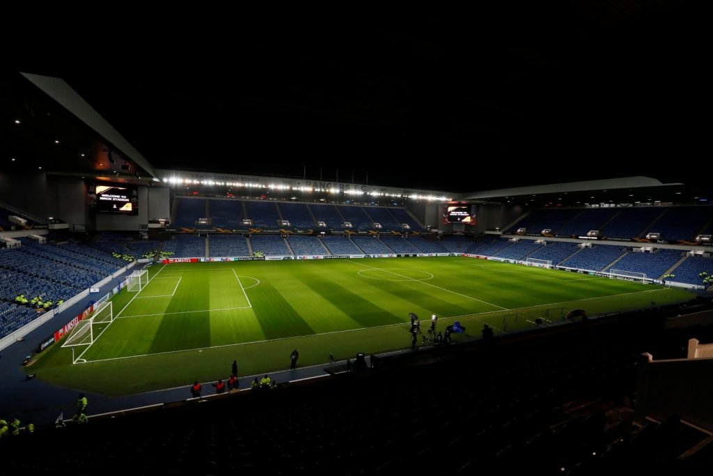 General view inside Ibrox before the Europa League - Group G game v BSC Young Boys