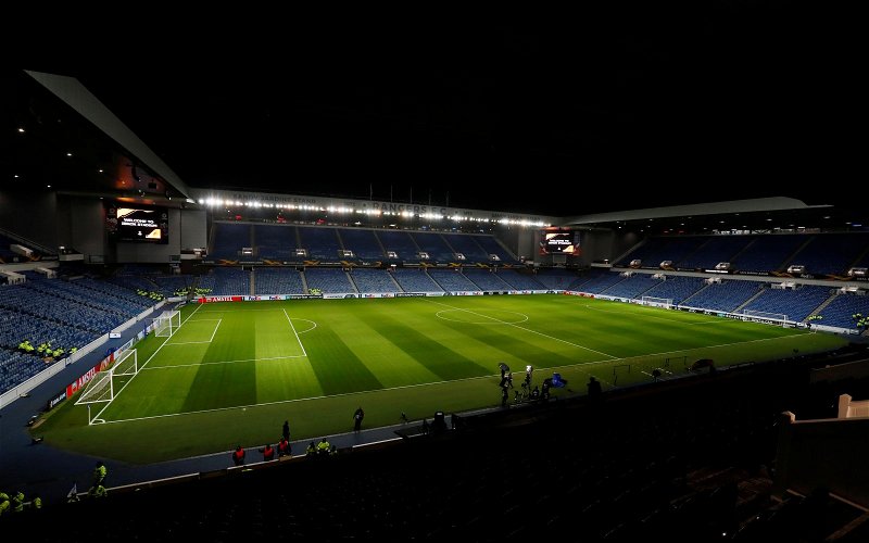 Image for Motherwell lockout points to no away fans at Ibrox for forseeable future