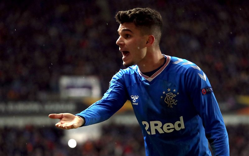 Image for Rangers star “affected by the pressure” as boss tips 8-assist playmaker to come good