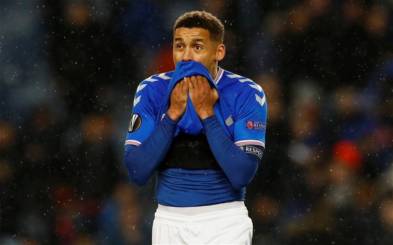 Image for Update reveals why James Tavernier unavailable for post-match interview