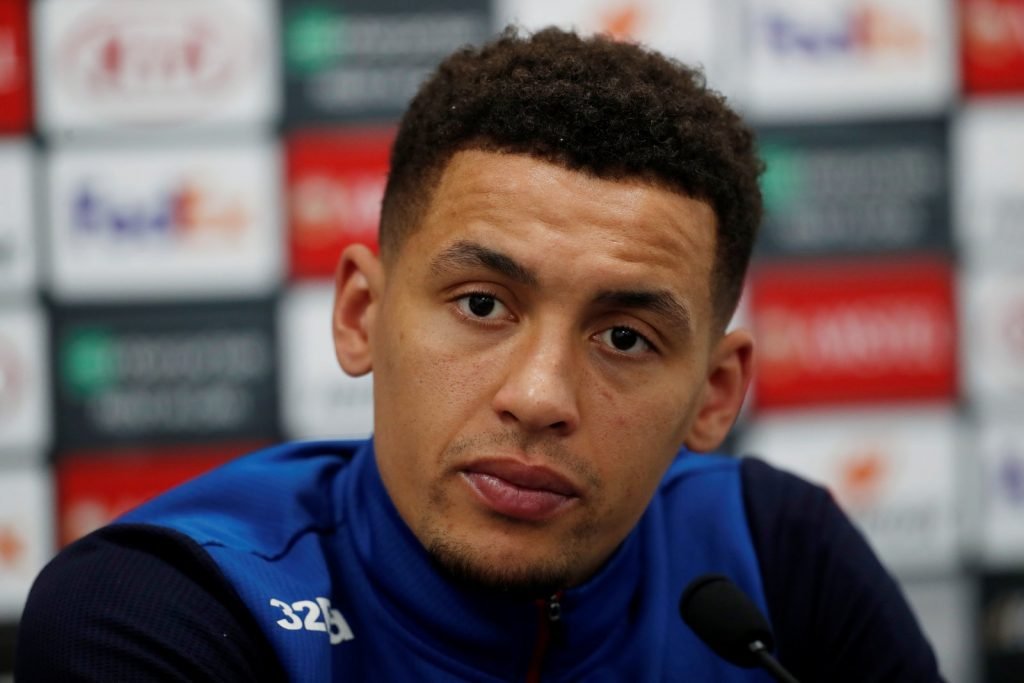 Rangers' James Tavernier during the press conference