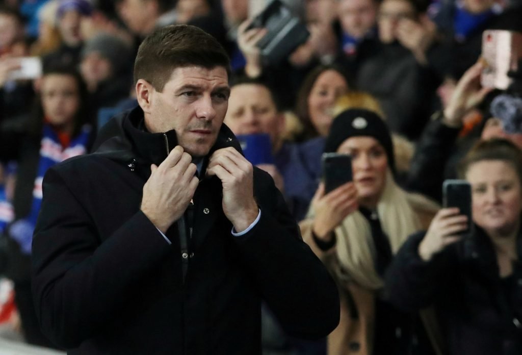 Rangers manager Steven Gerrard after the Europa League - Round of 32 first Leg vs S.C. Braga