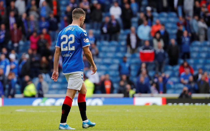 Image for Ibrox exit on cards for 12-cap international after “registered interest”