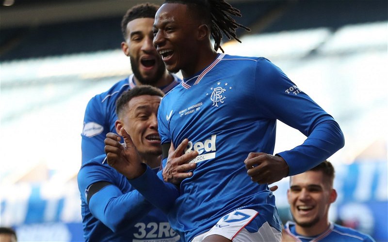 Image for “He has got sexy feet” – Rangers attacker in awe of his teammate’s skill
