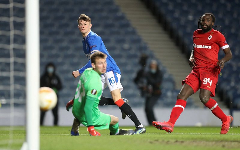 Image for Rangers youngster Maxwell’s praise for Patterson, an inspiration for his own aims