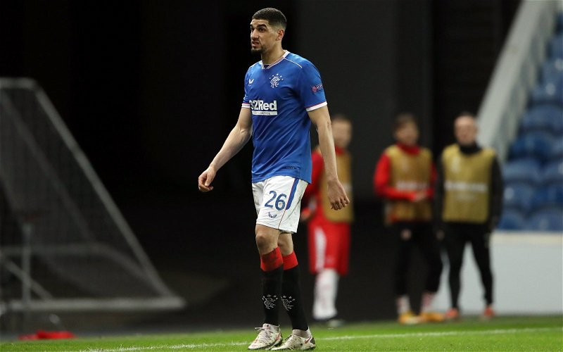 Image for ‘An apology would have been a lie anyway’ Gers star blasts Slavia’s Kudela