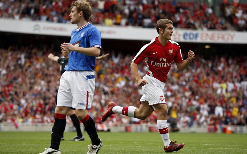 Image for Rangers subtle nod of support to Arsenal ahead of Slavia Europa League clash