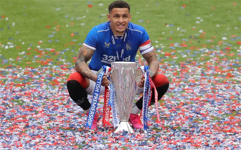 Image for James Tavernier has another trophy to take to bed tonight!