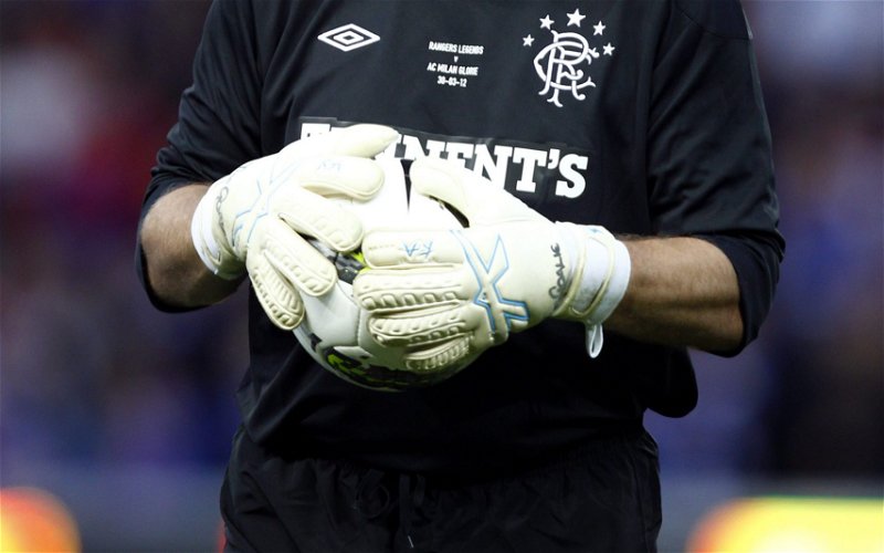 Image for Farewell to The Goalie – Super Ally and John Brown lead Ibrox respects