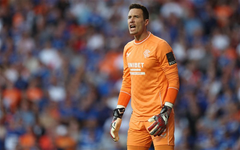 Image for The end of Jon McLaughlin at Rangers? Beale has to manage the situation