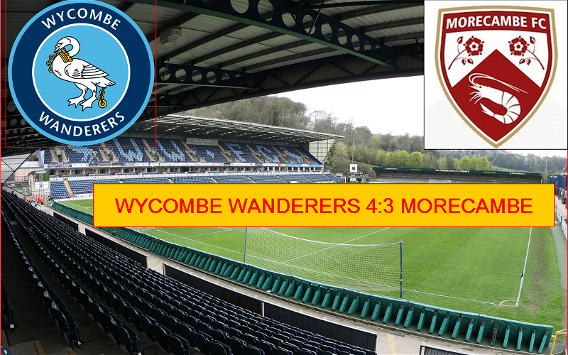 Image for Wycombe Wanderers 4:3 Morecambe