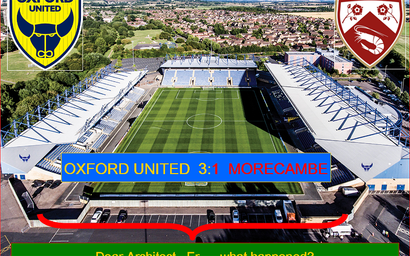 Image for Oxford United 3:1 Morecambe