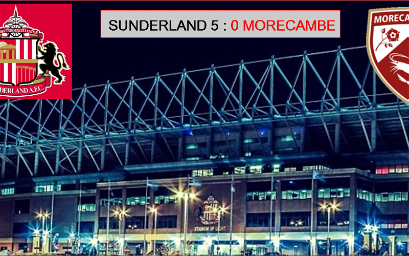 Image for Sunderland 5:0 Morecambe