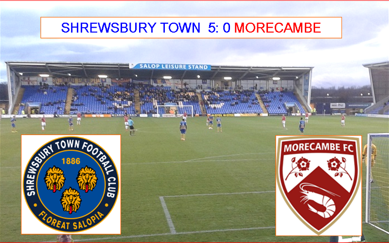 Image for Shrewsbury Town 5:0 Morecambe