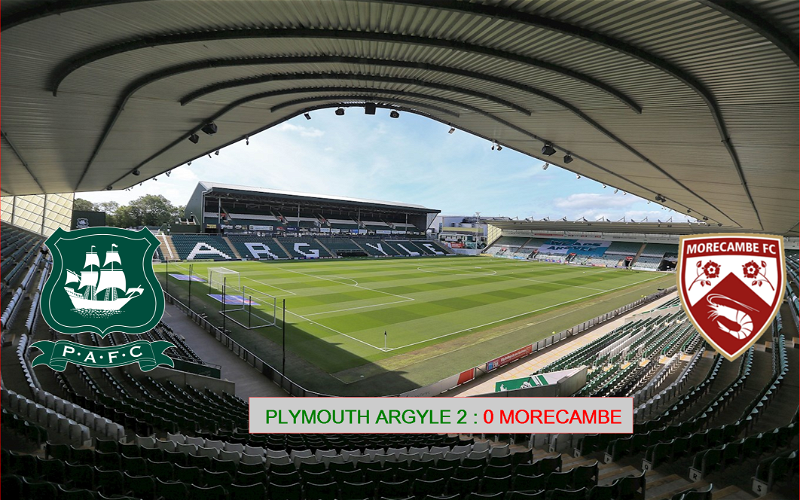 Image for Plymouth Argyle 2:0 Morecambe