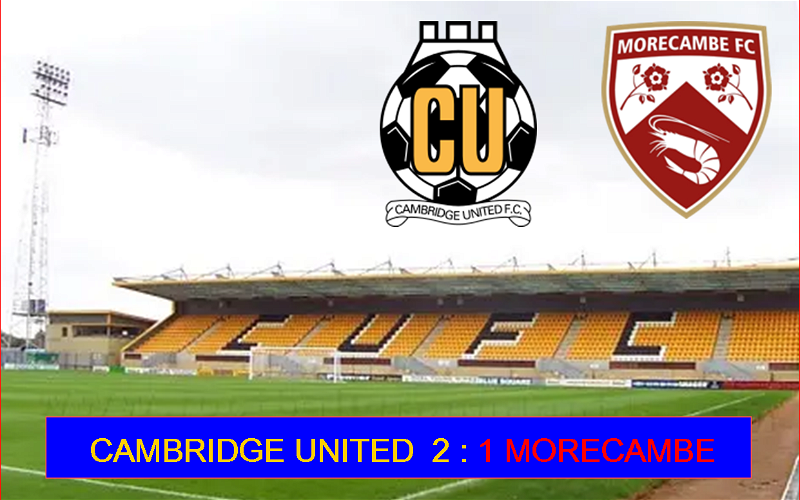 Image for Cambridge United 2:1 Morecambe