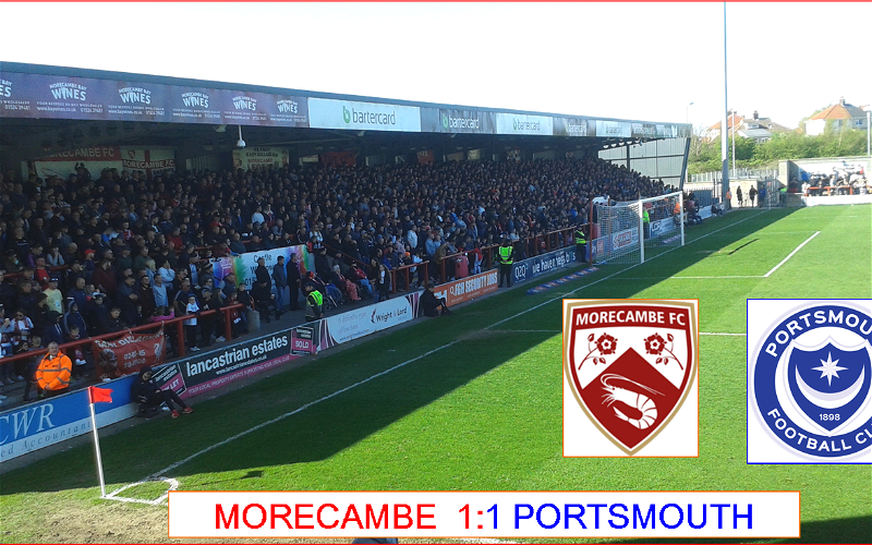 Image for Morecambe 1:1 Portsmouth.
