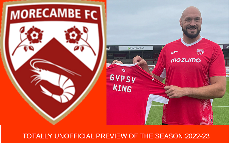 Image for Morecambe FC – Totally Unofficial Preview of the Season 2022-23