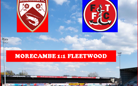 Image for Morecambe 1:1 Fleetwood Town