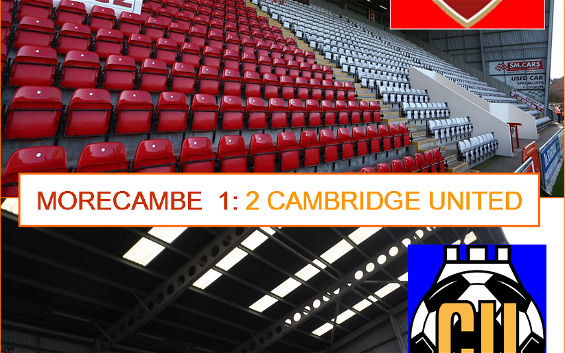 Image for Morecambe 1:2 Cambridge United
