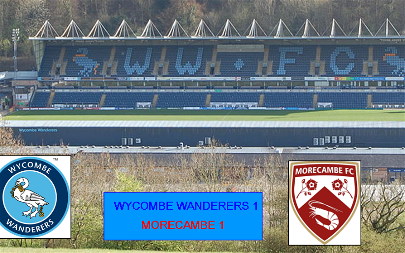 Image for Wycombe Wanderers 1:1 Morecambe