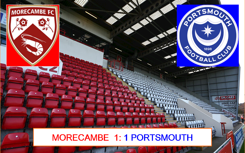 Image for Morecambe 1:1 Portsmouth