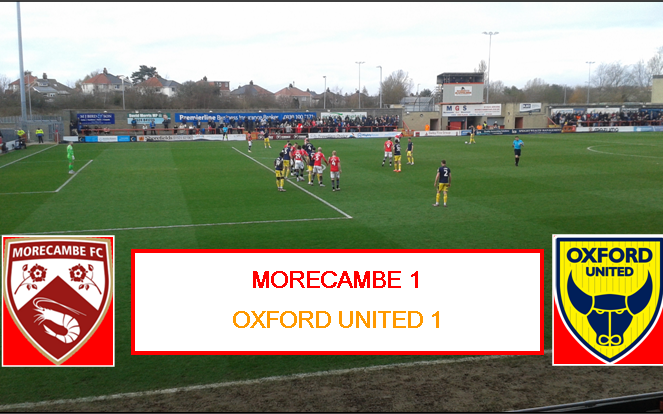 Image for Morecambe 1:1 Oxford United