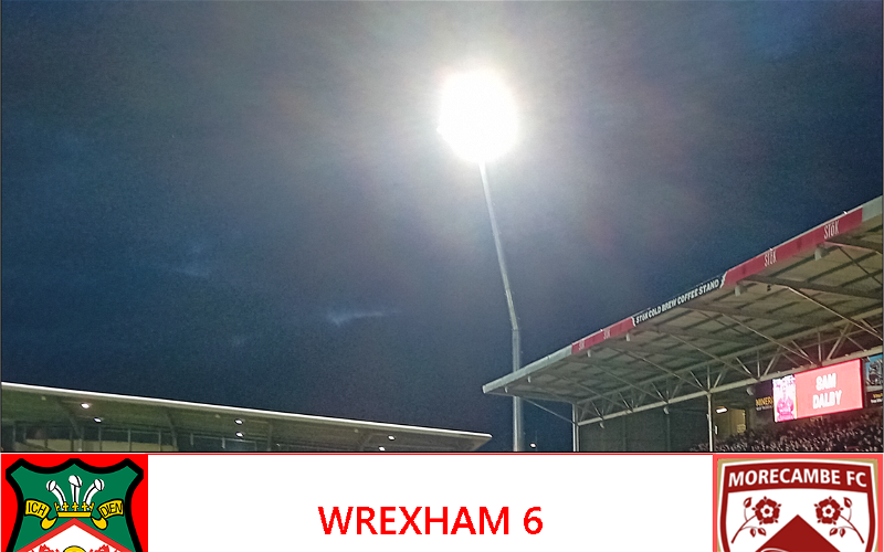 Image for Wrexham 6:0 Morecambe