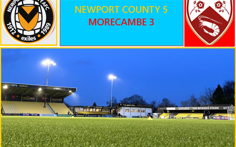 Image for Newport County 5:3 Morecambe