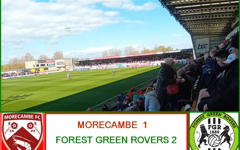 Image for Morecambe 1:2 Forest Green Rovers
